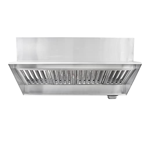 HOODMART 23 INCH 5000 CFM Commercial Backshelf Hood