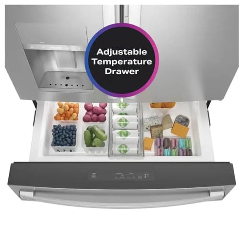GE 36in. 27.6 cu. ft. French Door Refrigerator with Stainless Steel