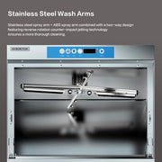 HYBOKITCH 32in. Built-In Dishwasher with Stainless Steel