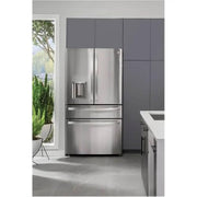 GE 36in. 27.6 cu. ft. French Door Refrigerator with Stainless Steel