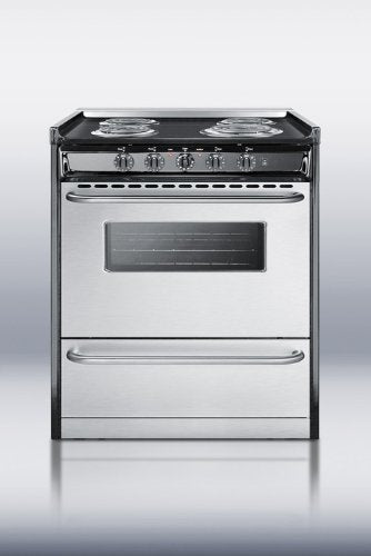 Summit 30in. Professional Range with Stainless Steel