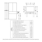 GE 36in. 27.6 cu. ft. French Door Refrigerator with Stainless Steel