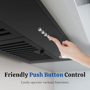 FIREGAS 36 INCH 600 CFM Range Hood Insert with Stainless Steel
