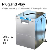HYBOKITCH 32in. Built-In Dishwasher with Stainless Steel