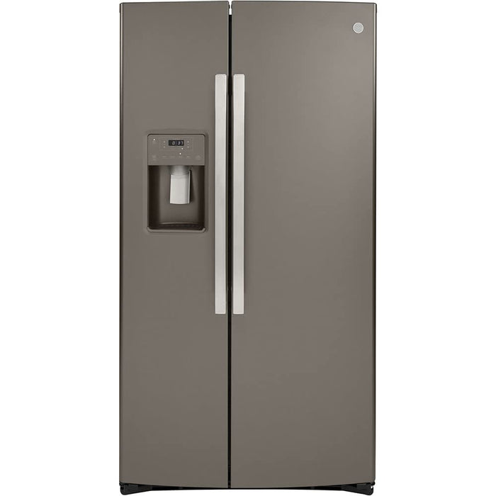 GE 36 Inch 25.14 cu. ft. Side-by-Side Refrigerator