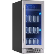 Zephyr Wine & Beverage Cooler with Stainless Steel
