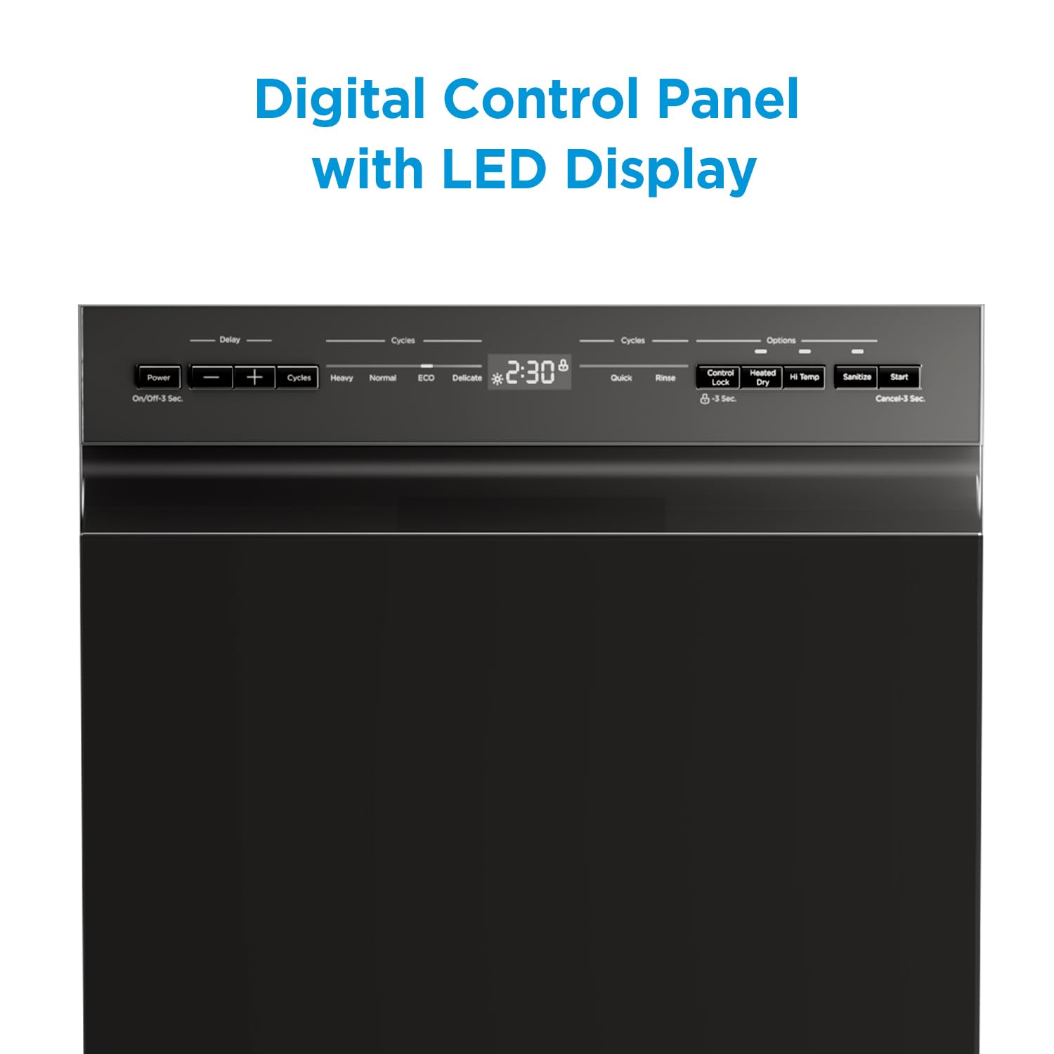 Midea 11 in. Built-In Dishwasher with Smart