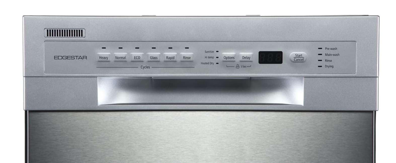 EdgeStar 18 Inch Built-In Dishwasher