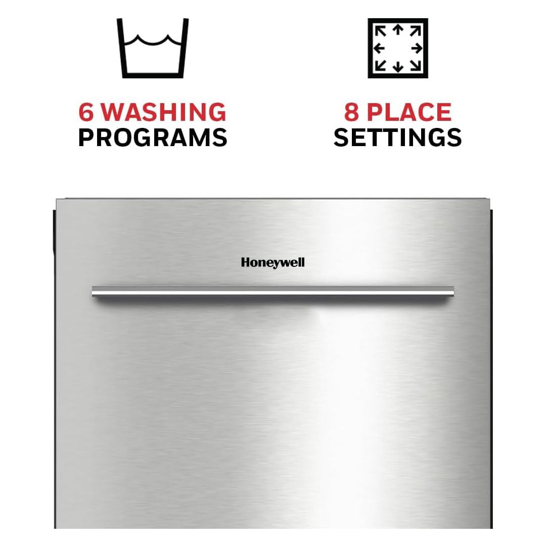 Honeywell 24in. Built-In Dishwasher with Stainless Steel