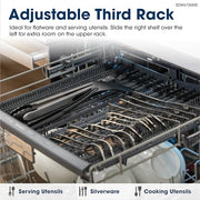 Sharp 32in. 47 dBA Built-In Dishwasher