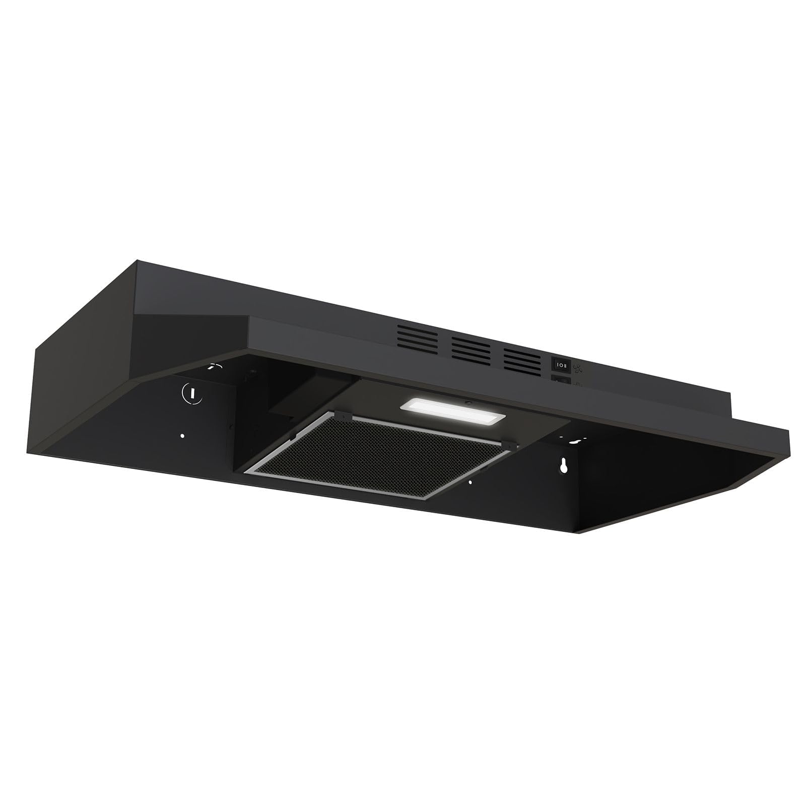 Zomagas 36 in. 280 CFM Under-Cabinet Range Hood with Stainless Steel