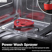 Sharp 32in. 47 dBA Built-In Dishwasher