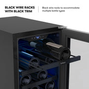 Zephyr Wine & Beverage Cooler with Stainless Steel