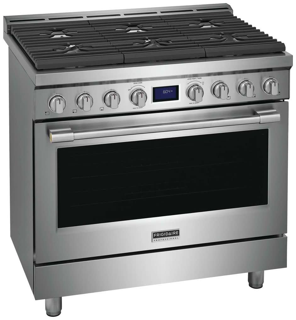 Frigidaire 36 in. Professional Gas Range with Stainless Steel