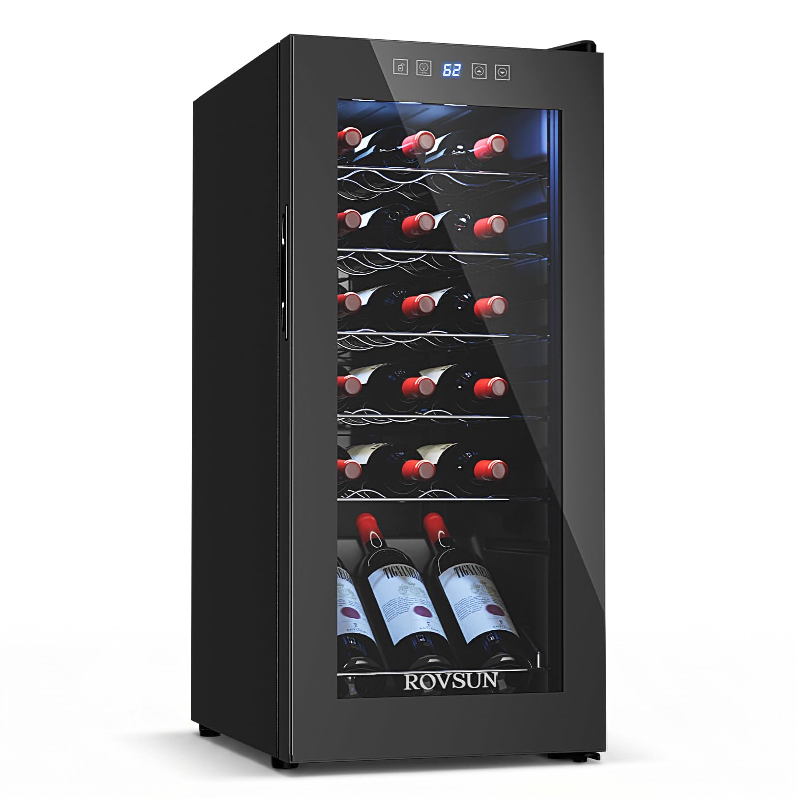 ROVSUN Wine & Beverage Cooler with Stainless Steel