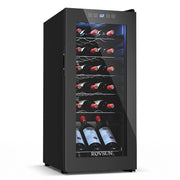 ROVSUN Wine & Beverage Cooler with Stainless Steel