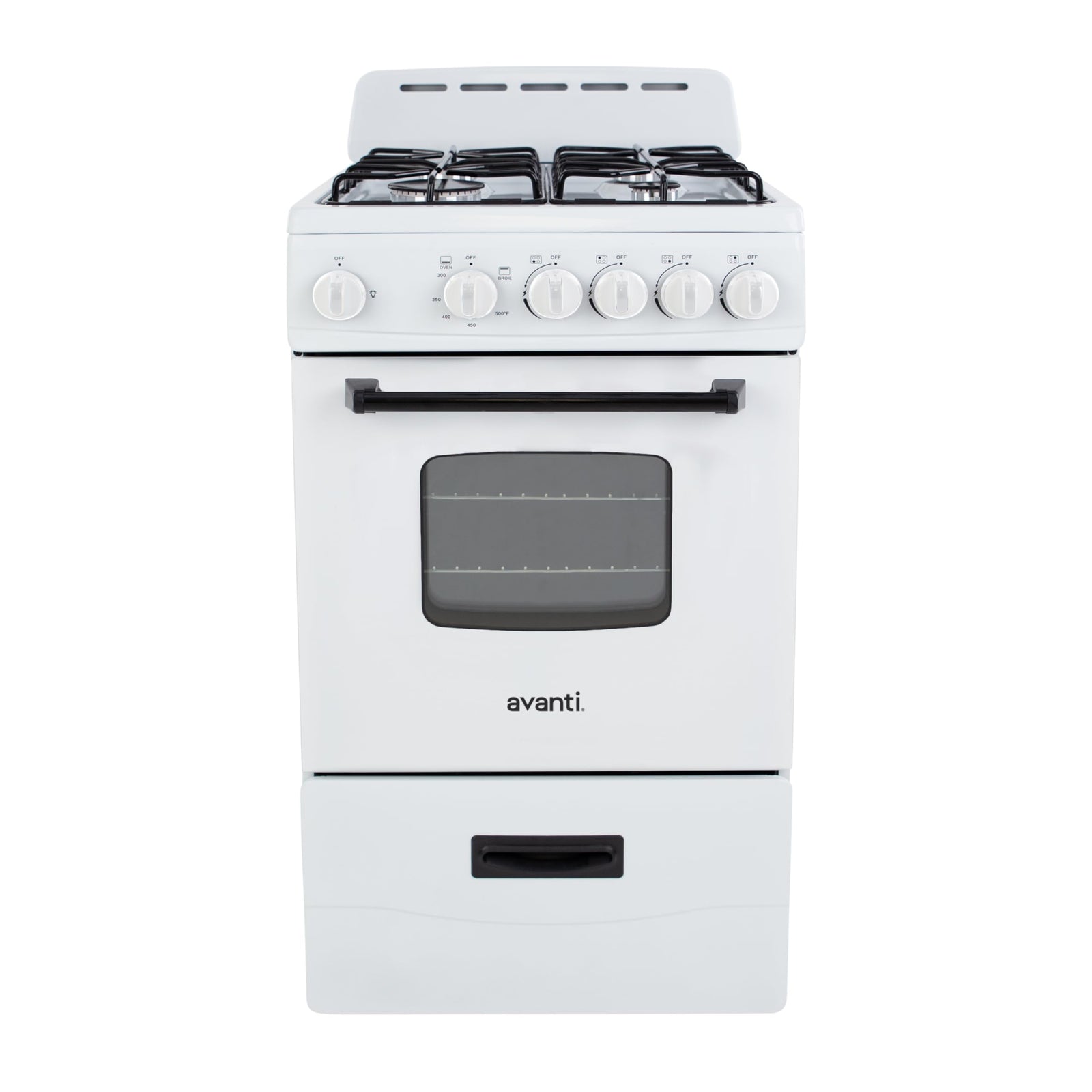Avanti 20 in. Freestanding Gas Range