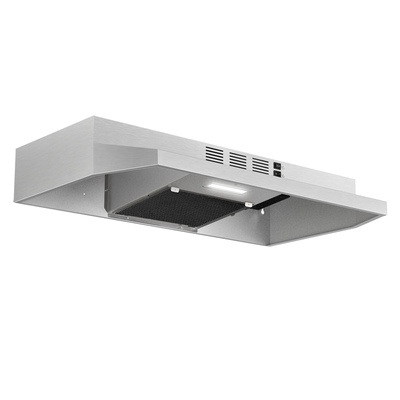 Zomagas 36 in. 280 CFM Under-Cabinet Range Hood with Stainless Steel
