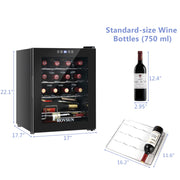 ROVSUN Wine & Beverage Cooler with Stainless Steel