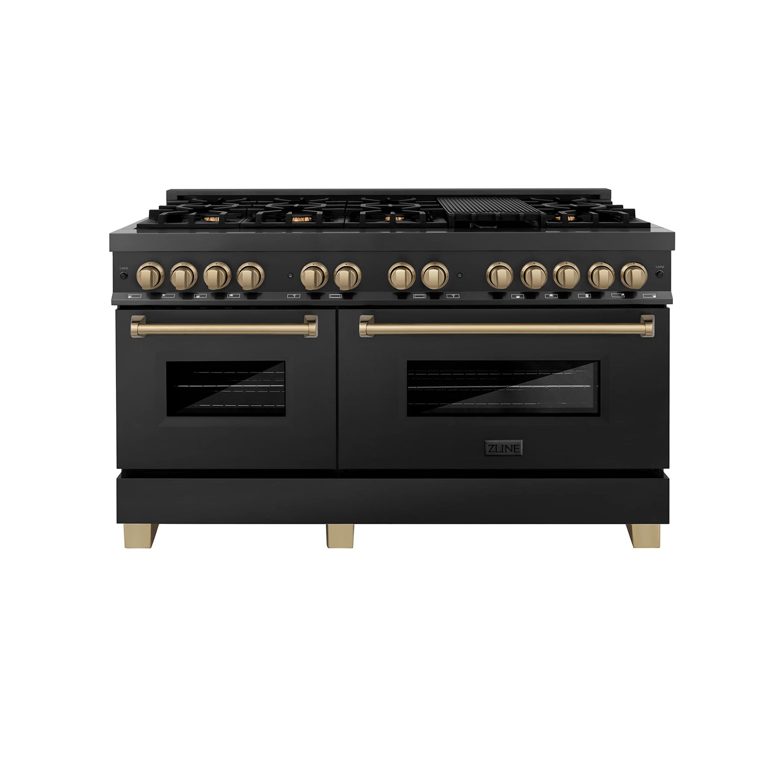 ZLINE 60 in. 7.4 cu. ft. Dual-Fuel Range with Stainless Steel