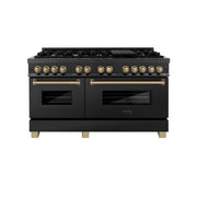 ZLINE 60 in. 7.4 cu. ft. Dual-Fuel Range with Stainless Steel