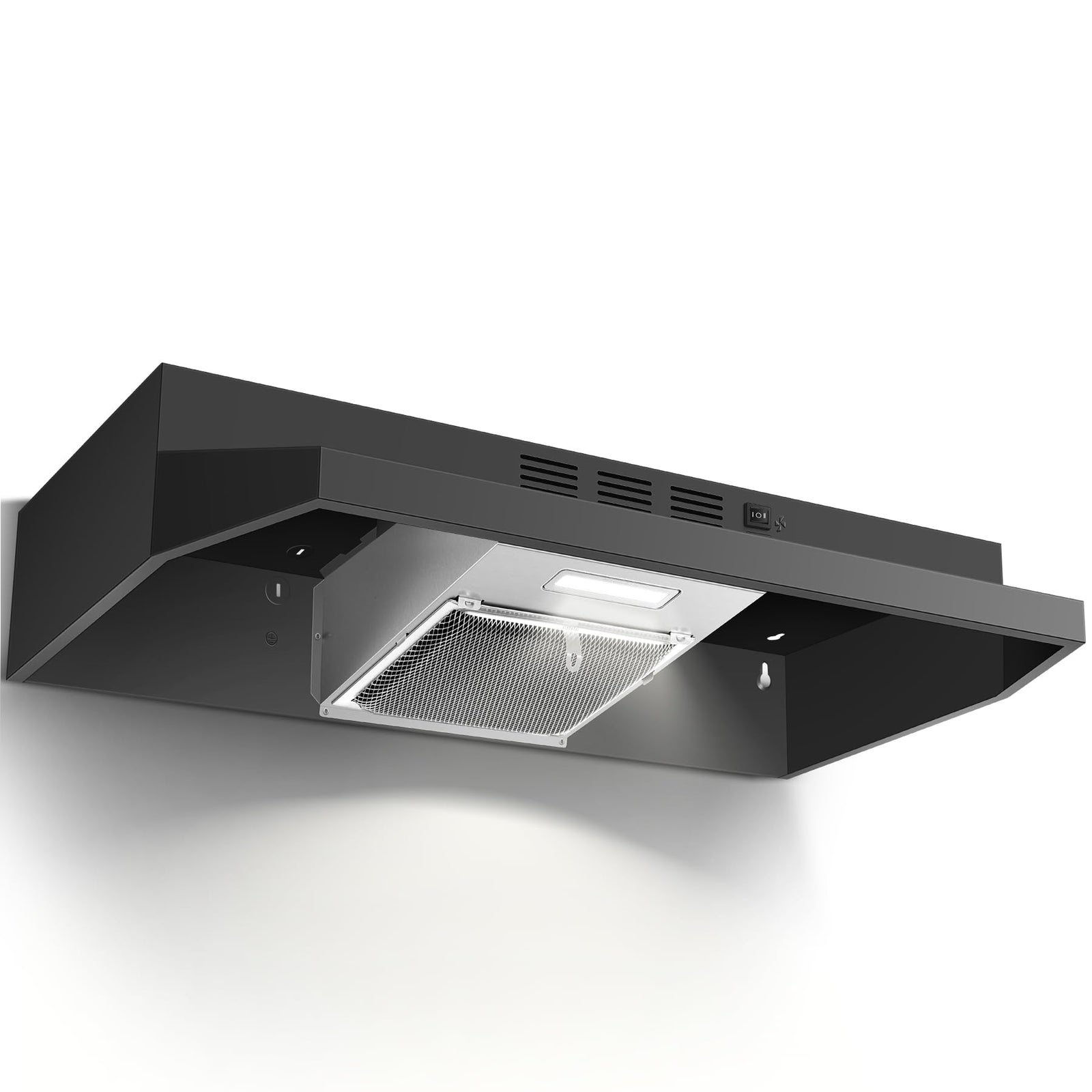 Zomagas 36 in. 280 CFM Under-Cabinet Range Hood with Stainless Steel