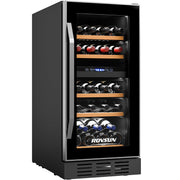 ROVSUN Wine & Beverage Cooler with Stainless Steel