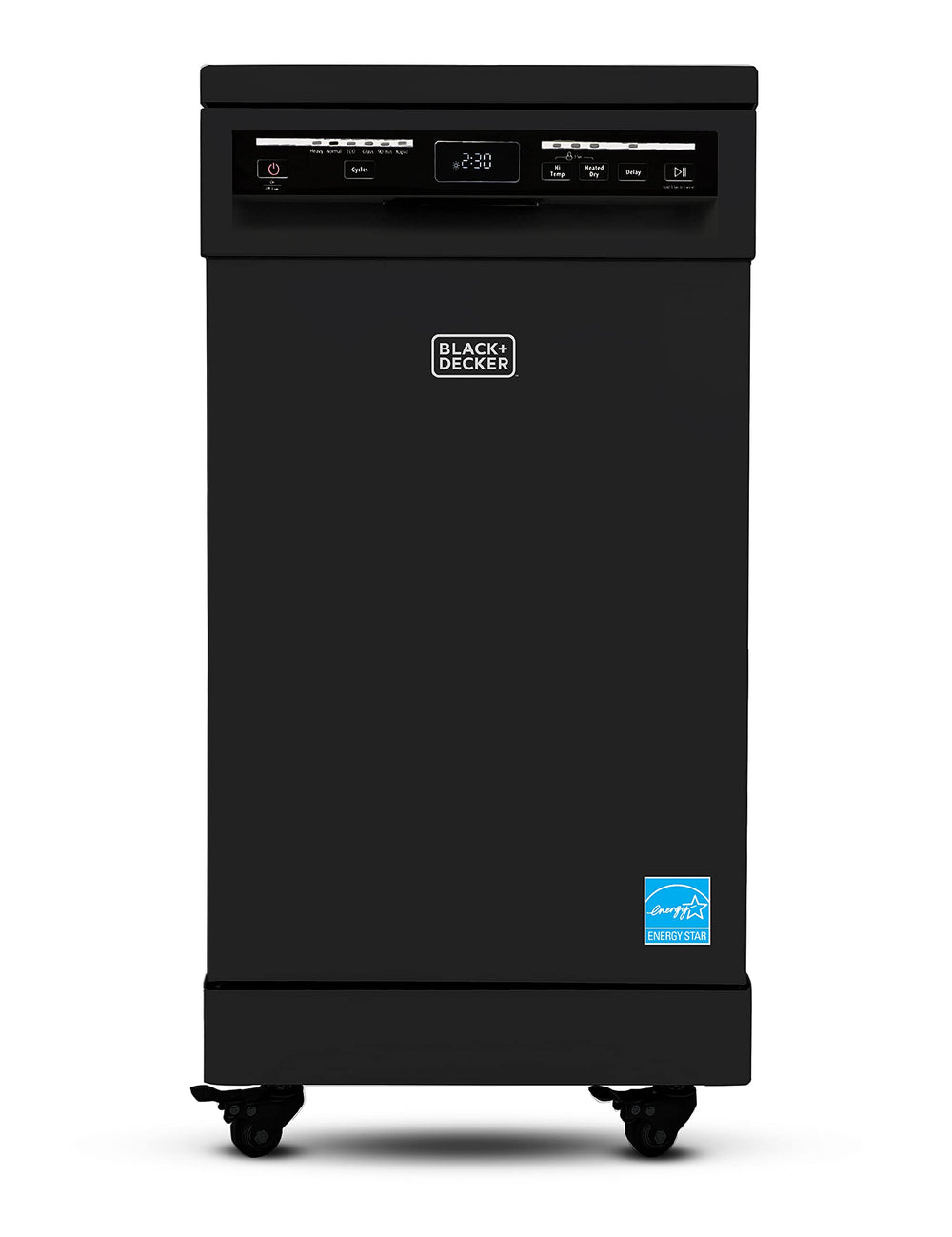 BLACK+DECKER 18-Inch Portable Dishwasher with Stainless Steel
