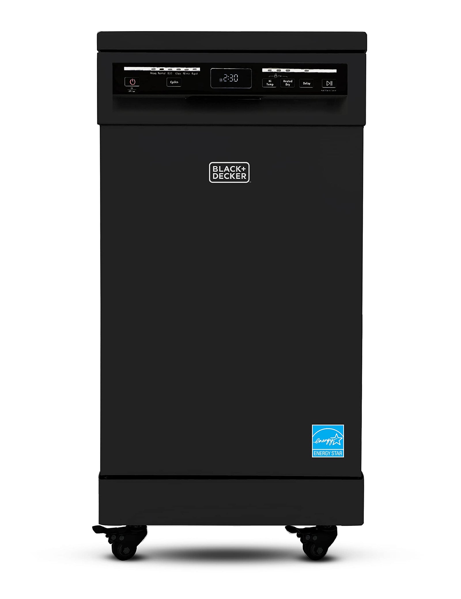 BLACK+DECKER 18-Inch Portable Dishwasher with Stainless Steel