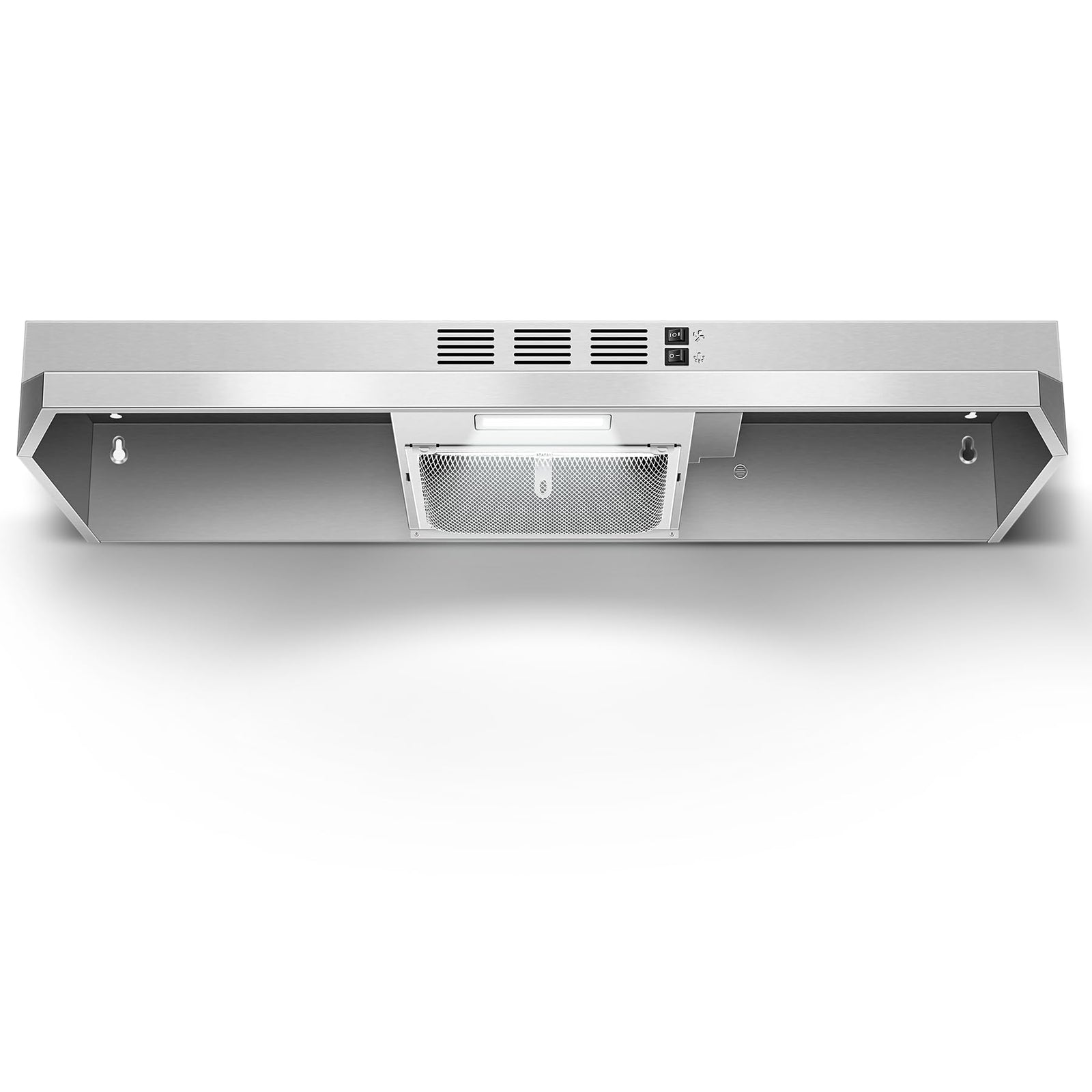 Zomagas 36 in. 280 CFM Under-Cabinet Range Hood with Stainless Steel