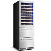 BODEGA 24 Inch Wine & Beverage Cooler with Stainless Steel & Smart
