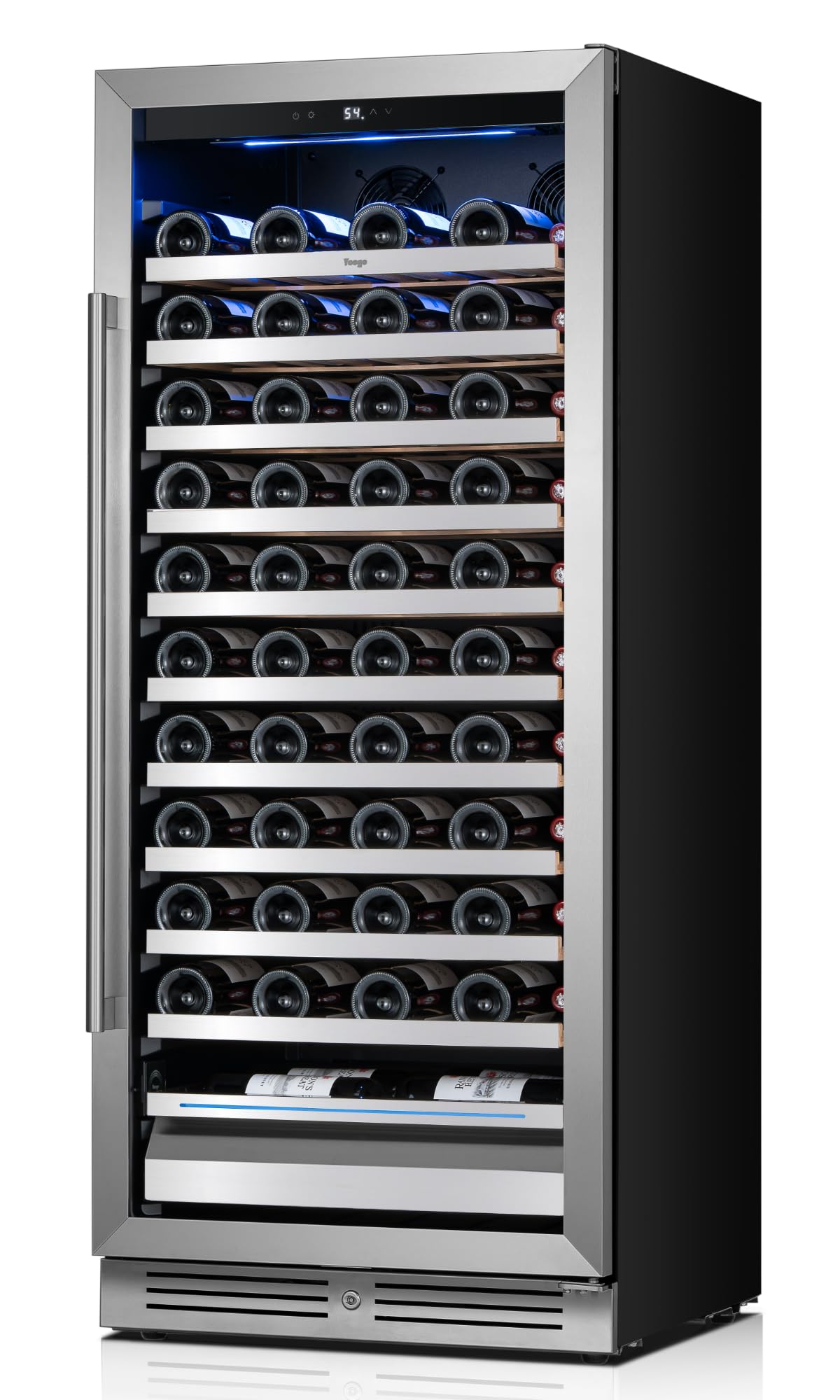 Yeego 34in. Wine & Beverage Cooler with Stainless Steel & Smart