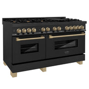 ZLINE 60 in. 7.4 cu. ft. Dual-Fuel Range with Stainless Steel