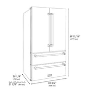 ZLINE 36 in. 22.5 cu. ft. Counter-Depth Refrigerator