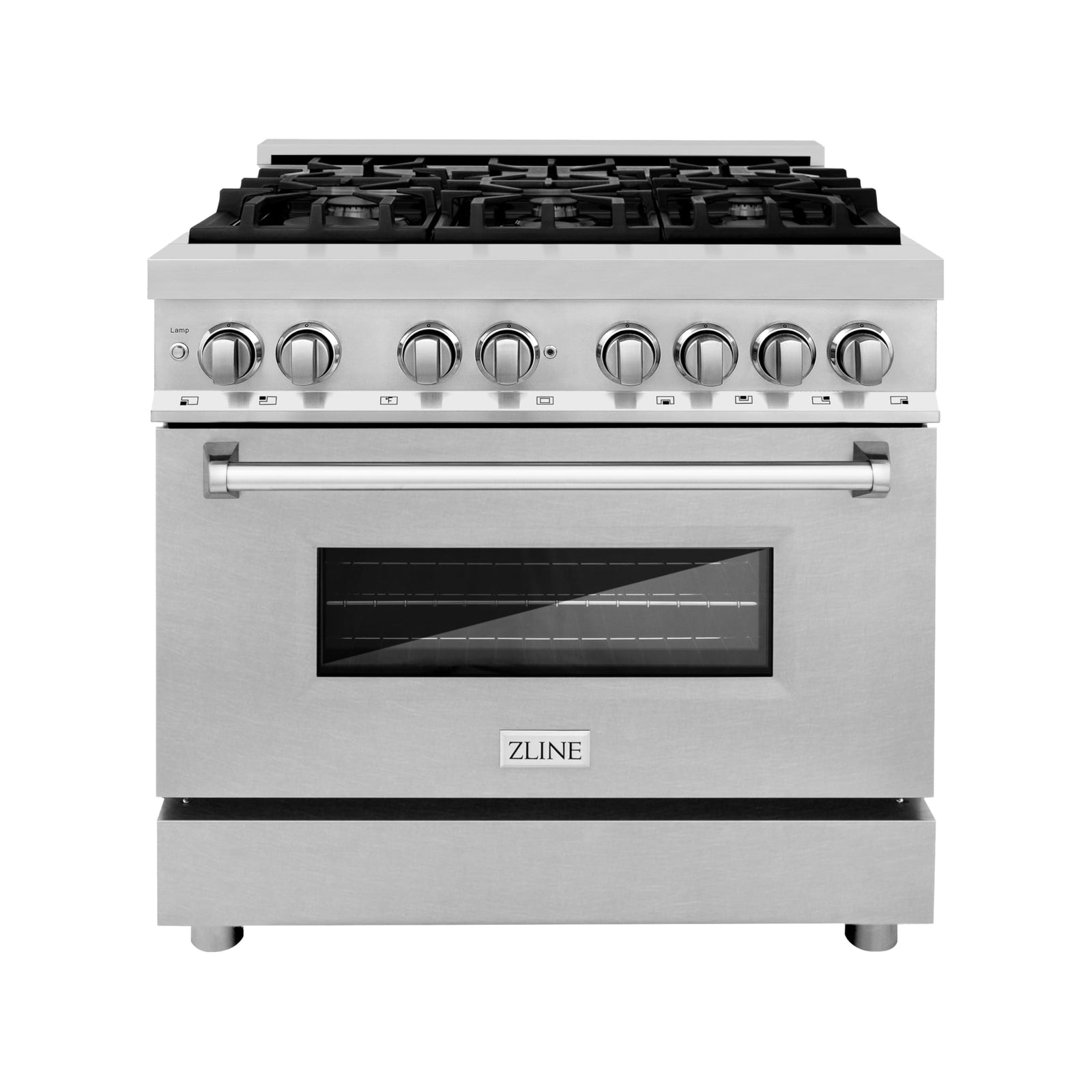 ZLINE 36 in. 4.6 cu. ft. Dual-Fuel Range with Stainless Steel