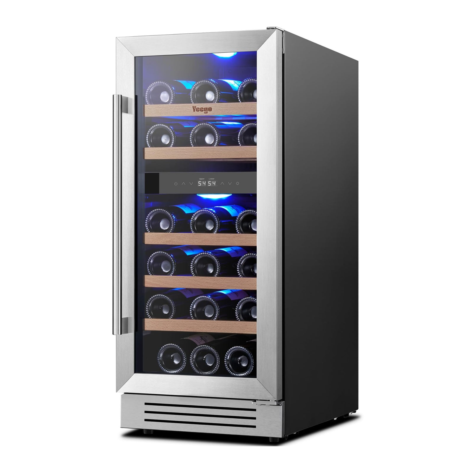 Yeego 34in. Wine & Beverage Cooler with Stainless Steel & Smart