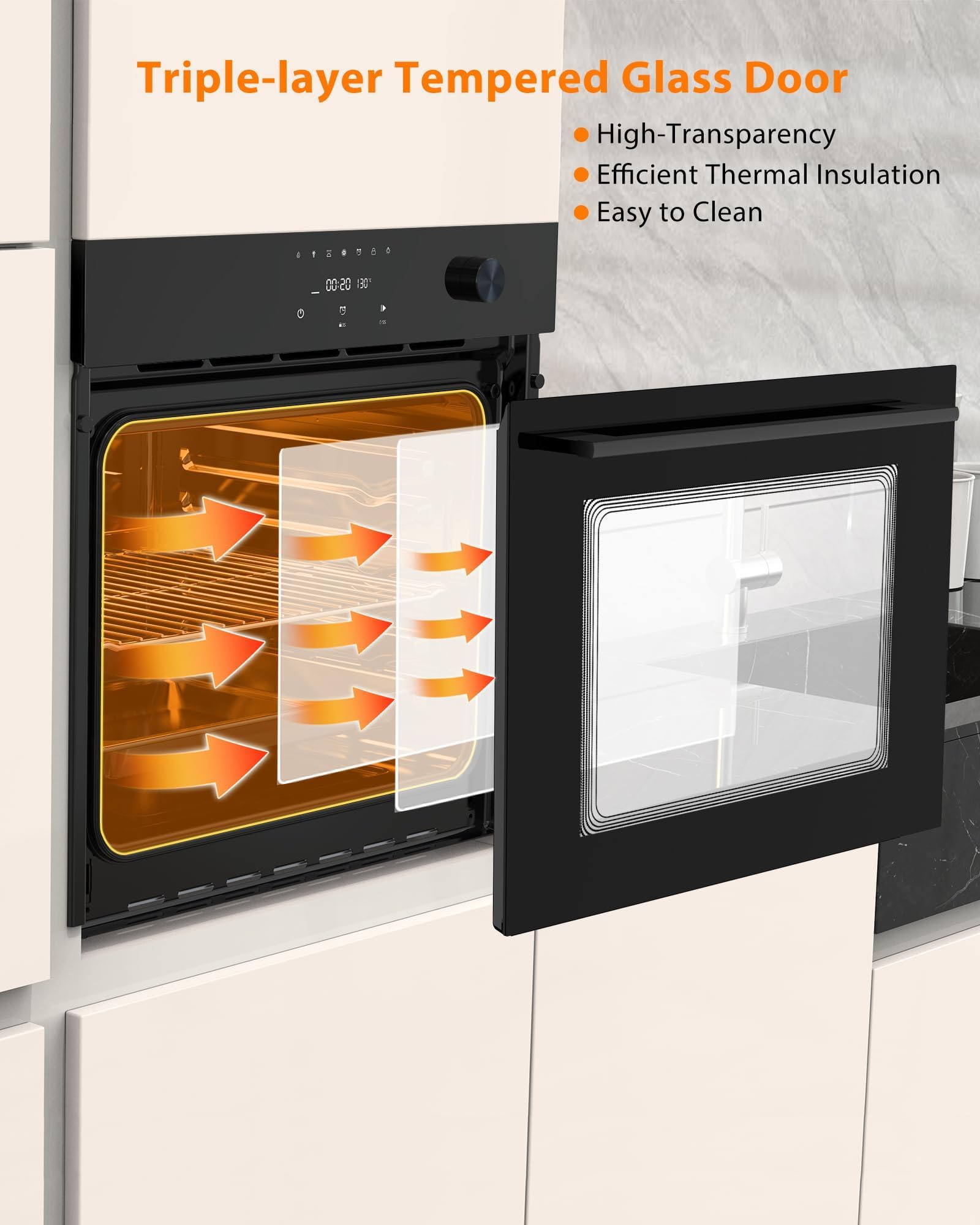 EliteEdge 24in. 2.5 cu. ft. Built-In Wall Oven