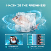 EUHOMY 3.0 cu. ft. Upright Freezer