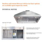 SINDA Range Hood with Stainless Steel