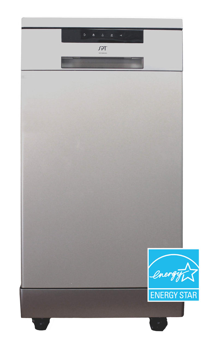 SPT Portable Dishwasher with Stainless Steel