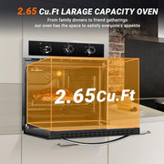 AMZCHEF 24in. 2.5 cu. ft. Built-In Wall Oven