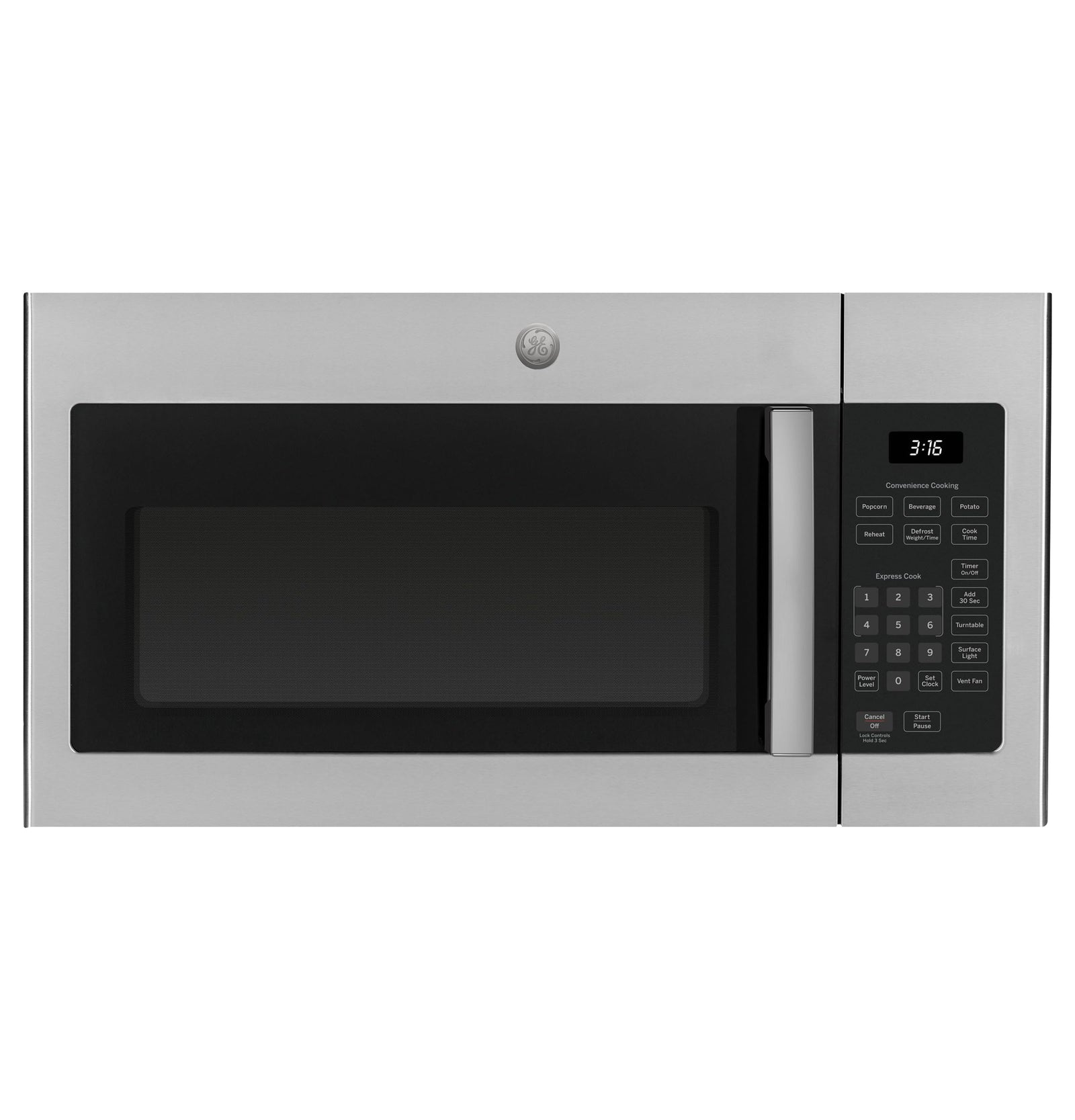 GE 30in. 1.6 cu. ft. Over-the-Range Microwave with Stainless Steel