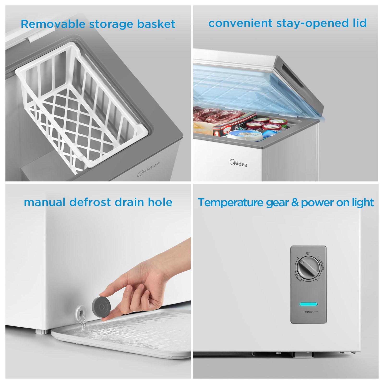Midea 7.0 cu. ft. Chest Freezer
