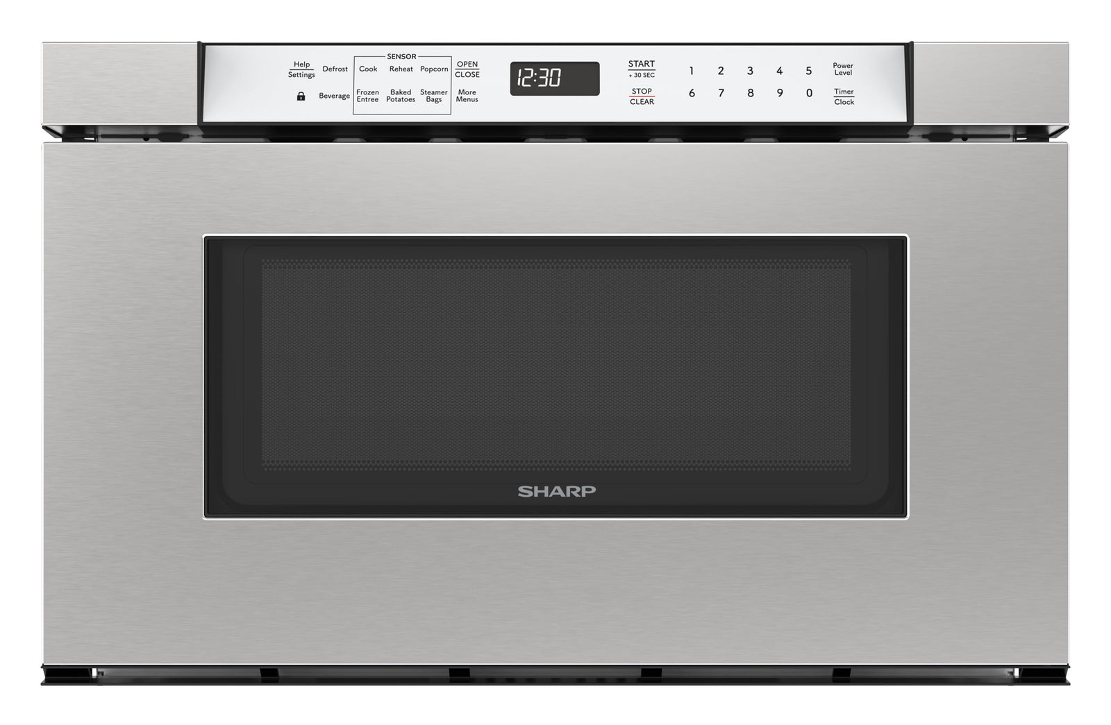 Sharp 17in. 1.2 Cu. Ft Microwave Drawer with Stainless Steel & Smart