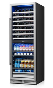 Yeego 34in. Wine & Beverage Cooler with Stainless Steel & Smart