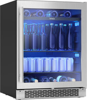 Zephyr Wine & Beverage Cooler with Stainless Steel