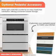 Sharp 17in. 1.2 Cu. Ft Microwave Drawer with Stainless Steel & Smart