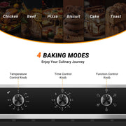 AMZCHEF 24in. 2.5 cu. ft. Built-In Wall Oven