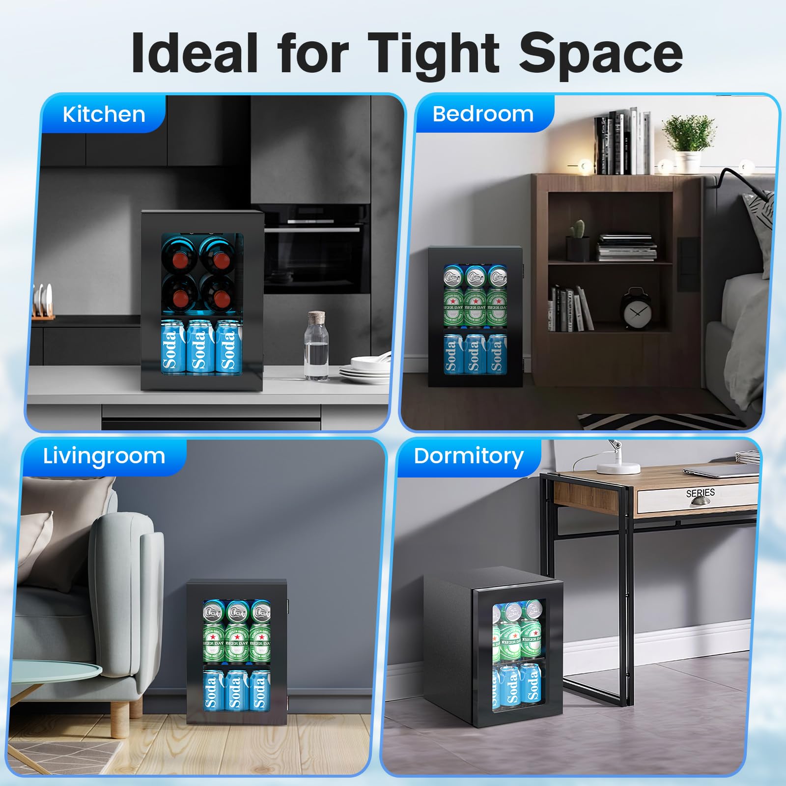 Electactic 3.2cu. ft. Wine & Beverage Cooler