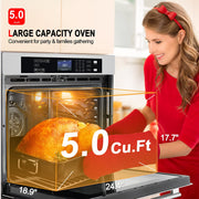 GASLAND 24 Inch 2.79 Cu.ft Built-In Wall Oven